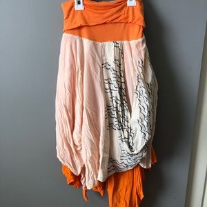 Iconic Neve and Hawk billow bustle dress